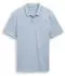 Tom Tailor Denim Regular Fit Jersey Baumwoll-Poloshirt (1050282) citadel blau two tone piqué