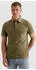 PME Legend Short Sleeve Polo Pique Garment Dyed with Logo Embroidery dusky green