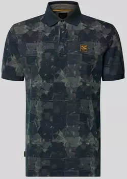 PME Legend Short Sleeve Polo Pique Garment Dyed with Logo Embroidery (67482506) carbon