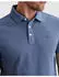 PME Legend Short Sleeve Polo Pique Garment Dyed with Logo Embroidery (86110165) misty water
