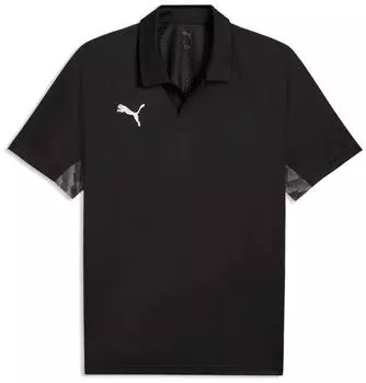 Puma teamLIGA26 Sideline Polo (660928) puma black/puma white/flat dark gray