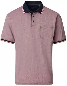 CASAMODA Polo Shirt Print hellrot