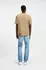HUGO Relaxed-Fit T-Shirt aus Baumwolle mit Logo-Print Style Dapolino 50488330 Hellbraun