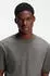 HUGO Relaxed-Fit T-Shirt aus Baumwolle mit Logo-Print Style Dapolino 50488330 Grau