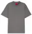 HUGO Relaxed-Fit T-Shirt aus Baumwolle mit Logo-Print Style Dapolino 50488330 Grau