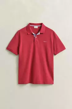 GANT Kontrast Piqu&eacute; Poloshirt (2062026) kirschrot