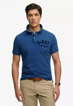 Superdry Vintage Athletic Short Sleeve Polo (M1110471A) bay blau