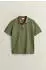 GANT Kontrast Piqué Poloshirt (2062026) dry herb grün/khaki/rot