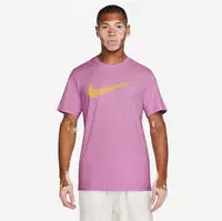 Nike Sportswear Swoosh Herren-T-Shirt, Lt Magenta, DC5094-503, S