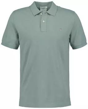GANT Slim Fit Archive Shield Piqué Polo Shirt (2220) weiß (ceramic grey)