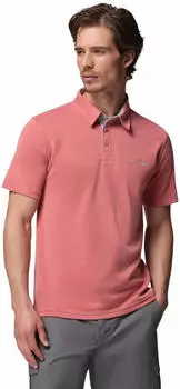 Columbia Nelson Point Polo (1772721) washed red