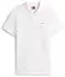 Tommy Hilfiger Tommy Flag Slim Fit Pique Polo Shirt (DM0DM20676) ecru