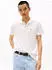 Tommy Hilfiger Tommy Flag Slim Fit Pique Polo Shirt (DM0DM20676) ecru