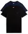 Tommy Hilfiger 2-Pack Extra Slim Jersey T-Shirts (DM0DM20687) black dark navy