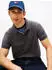 Tommy Hilfiger Tommy Flag Slim Fit Pique Polo Shirt (DM0DM20676) washed black