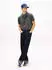 Tommy Hilfiger Tommy Flag Slim Fit Pique Polo Shirt (DM0DM20676) washed black