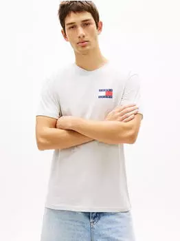 Tommy Hilfiger Slim-Fit-T-Shirt mit Logo (DM0DM20740) dunkelblau/rot/wei&szlig;/wei&szlig;meliert
