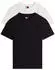 Tommy Hilfiger TJM Xslim 2Pack Jersey Tee Ext Slim Fit (DM0DM206870XM) schwarz/ecru