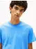 Tommy Hilfiger Slim Linear Chest Ext Kurzarm T-Shirt (DM0DM21780) blue twilight