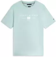 Tommy Hilfiger MW0MW42365-MAI-S, Tommy Hilfiger Brand Love Mono Stack Short Sleeve