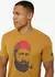 Super Natural Sailor T-Shirt dried tobacco/dark shadow melange/high risk red