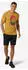 Super Natural Sailor T-Shirt dried tobacco/dark shadow melange/high risk red