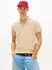 Tommy Hilfiger Tommy Flag Slim Fit Pique Polo Shirt (DM0DM20676) gentle gold