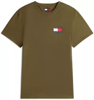 Tommy Hilfiger Slim-Fit-T-Shirt mit Logo (DM0DM20740) dark greenery