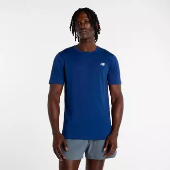 New Balance Sport Essentials Cotton T-Shirt - marineblau