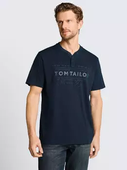Tom Tailor T-Shirt mit Brusttasche (1051170) sky captain blue