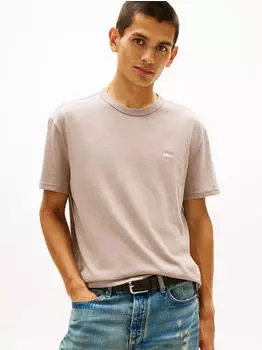 Tommy Hilfiger Badge T-Shirt (DM0DM22667) limestone dust heather