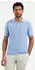 No Excess Short Sleeve Polo Melange hellblau