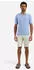 No Excess Short Sleeve Polo Melange hellblau