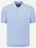 No Excess Short Sleeve Polo Melange hellblau