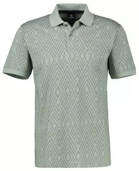 Lerros Two-Tone-Piqué Poloshirt (2653269 613) bay green