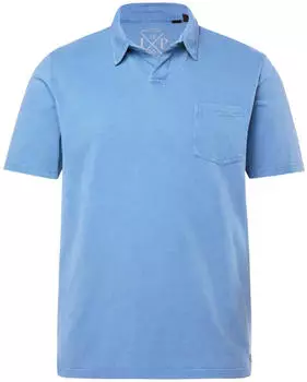 JP 1880 Poloshirt Acid Washed (825512) hellblau