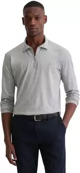 Marc O'Polo Long Sleeve Polo Shirt Regular Fit (31760806) cloudy grau melange