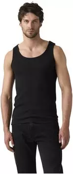 Levi's 2-Pack Tank Tops Slim Fit Ribbed (001MP-0001) schwarz marble heather/snow heather
