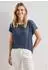 Street One Frauen Dropped Shoulder Shirt mit Rundhals in Blau Gr: (A32540617867)