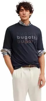Bugatti T-Shirt mit Print (27706559) marine