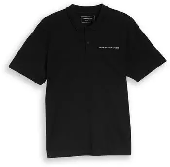 Tom Tailor Denim Relaxed Fit Poloshirt mit Streifen (TTD9cie002000005) schwarz