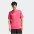 Adidas Essentials Small Logo Single Jersey T-Shirt power pink/weiß