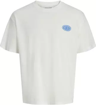 Jack & Jones JJLEGACY TEE SS CREW NECK Loose Fit (12299691) cloud dancer