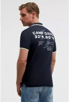 Camp David Poloshirt aus Baumwolle (49160833) blue navy