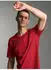 Trigema Classic Fit T-Shirt V-Ausschnitt (59833138) kirsch