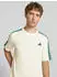 Adidas Essentials 3-Stripes Single Jersey Kurzarm-T-Shirt Regular Fit (KY4122) ivory / collegiate green