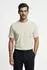 Hugo Boss Structure T-Shirt weißmeliert