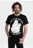 Logoshirt T-Shirt Sesame Street - Cookie Monster Dark Side / Looney Tunes - Taz Trouble Maker schwarz/weiß