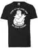 Logoshirt T-Shirt Sesame Street - Cookie Monster Dark Side / Looney Tunes - Taz Trouble Maker schwarz/weiß