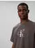 Calvin Klein Small Central Logo T-Shirt Regular Fit (X48TD) volcanic ash